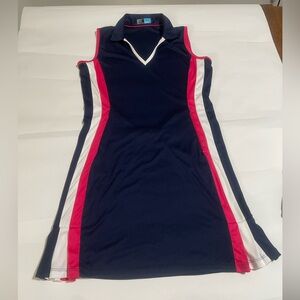 PGA Tour Navy and Pink Women's Dress
SMALL
